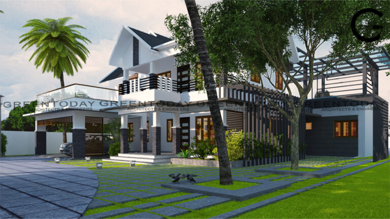 Home Exterior Design In Kochi Greentoday Architects