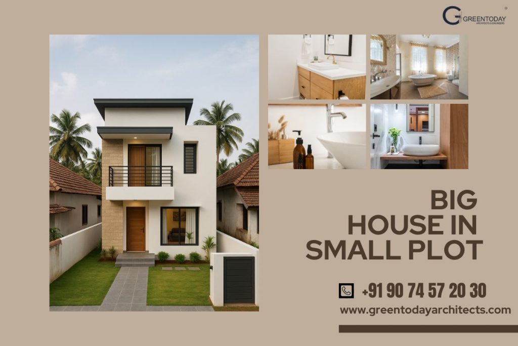 ചെറിയ സ്ഥലത്ത് വലിയ വീട്