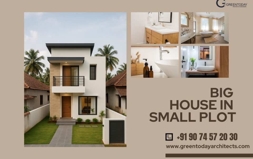 ചെറിയ സ്ഥലത്ത് വലിയ വീട്